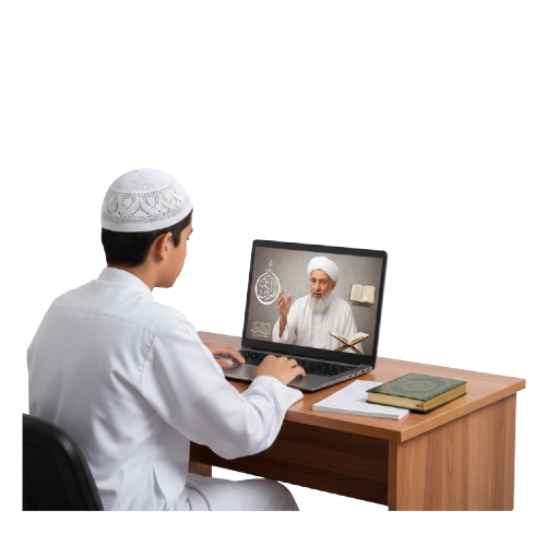 طالب يذاكر